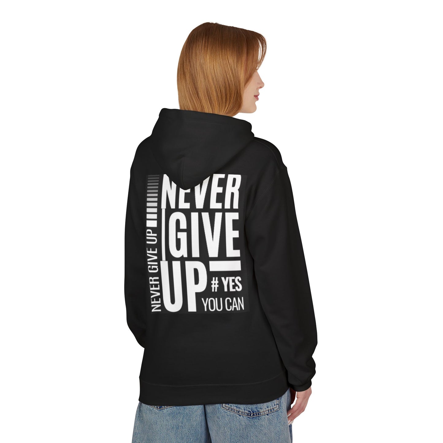 Inspiration Hoodie - Motivational Unisex Fleece Pullover, Gift for Friends, Fitness Apparel, Cozy Loungewear, Encouraging Quote