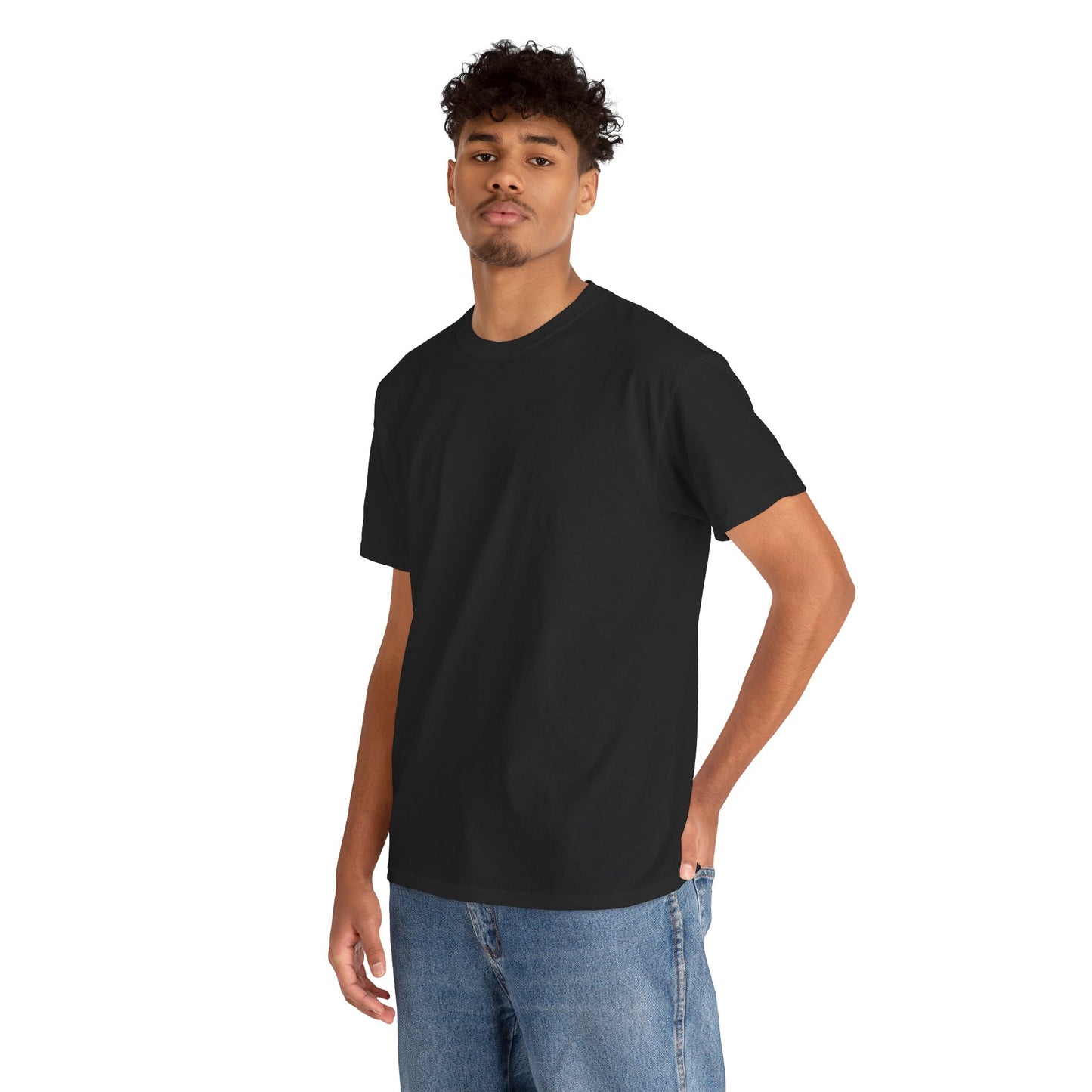 Motivational Unisex Heavy Cotton Tee - Just Keep Moving Forward, Inspirational Gift, Fitness Apparel, Casual Wear, Everyday Style