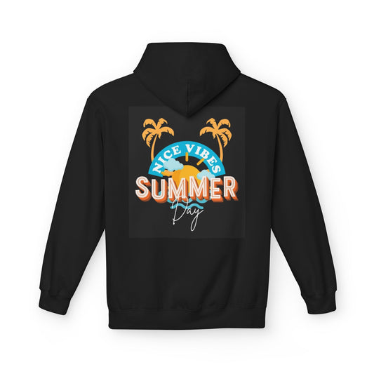 Summer Vibes Hoodie, Unisex Pullover Sweatshirt for Beach Days, Fun Casual Wear, Perfect Gift for Vacation Lovers
